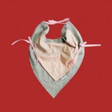 CLARECHEN_粉色蝴蝶結款_大小仙女必備_保暖用餐方巾