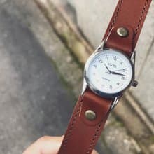 STITCH　甘いミルクチョコはアーモンド色　ステッチラン腕時計　ワンタッチ着脱　SRW-BBB-BA