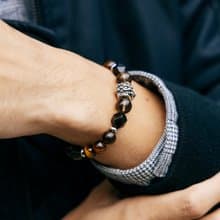 【Montagne】咬錢獸 | 切角。虎眼石。金曜石。茶水晶