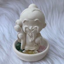 五行水晶礦石擴香 淨念吉祥小佛之月老 - 小盤組 擴香石複合材質