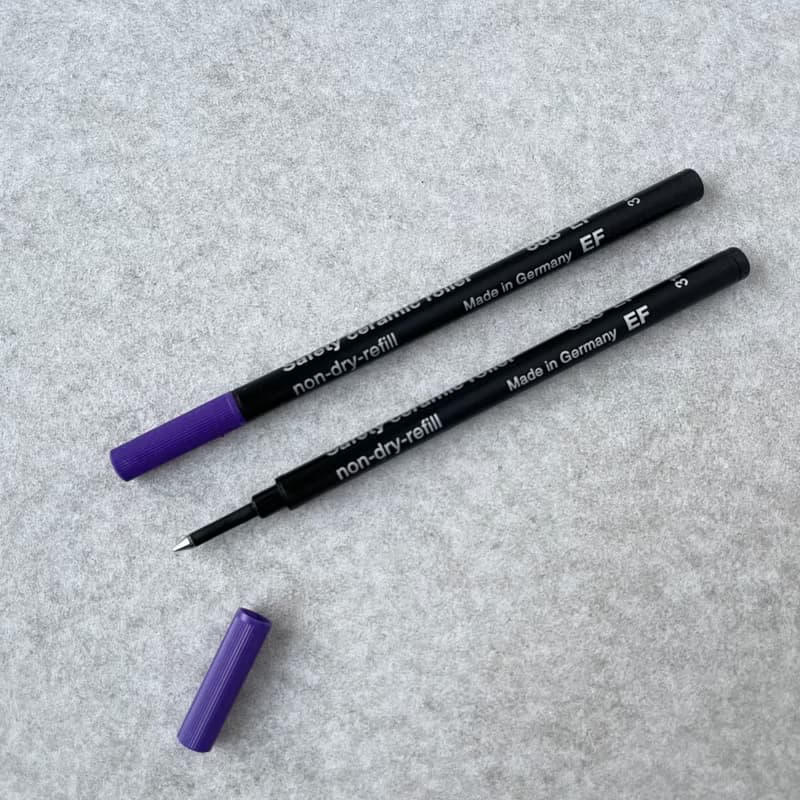 六角鋼珠筆【補充筆芯一組2支】 SCHMIDT 888 EF(0.5mm)