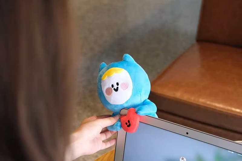 Ning's可愛小藍 娃娃(含粉色不織布袋)(單隻)