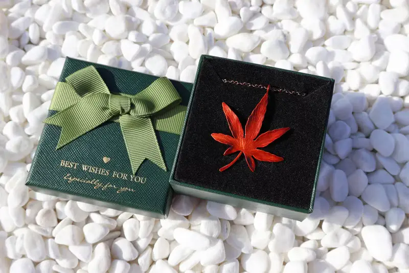 【訂製】五角楓葉造型耳環|耳夾|純手工|紅銅|禮物
