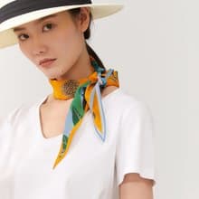 原創可愛狗狗絲巾 復古小方巾 印花披肩領結 髮帶 頭巾 領巾 禮物