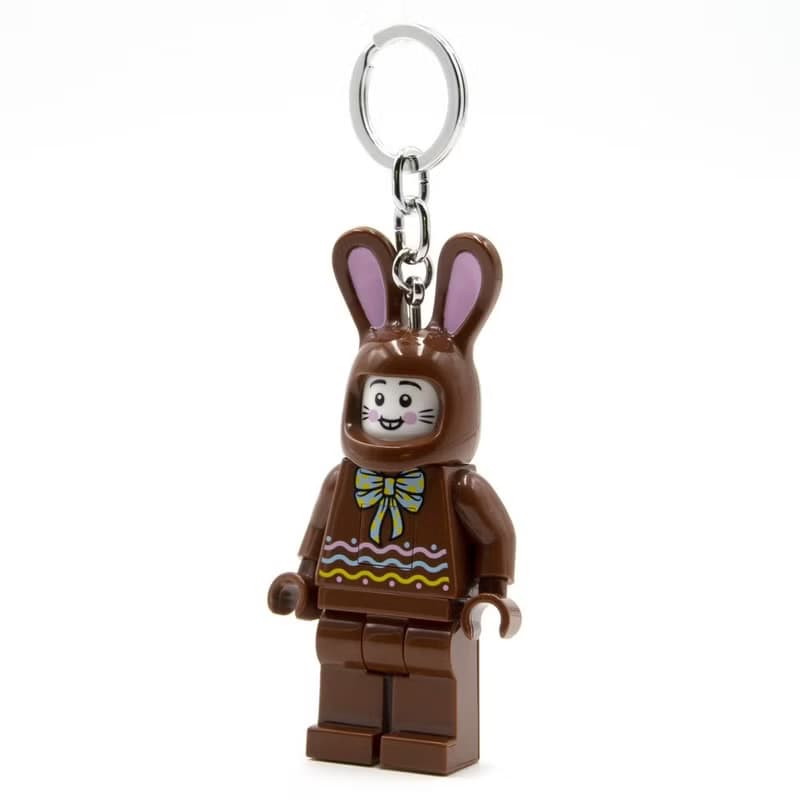 LEGO 樂高巧克力兔子鑰匙圈燈