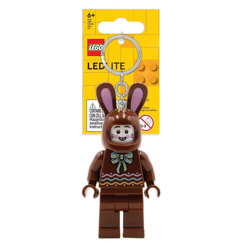 LEGO 樂高巧克力兔子鑰匙圈燈