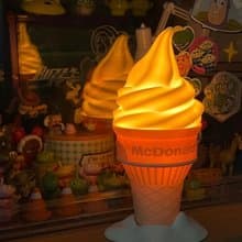 【聖誕禮物熱賣 】2024 搞怪聖誕禮物麥當勞新地雪糕 床頭燈