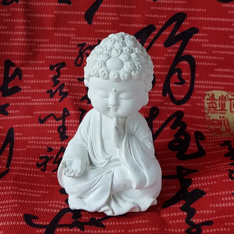 淨念吉祥小佛之懷慈 - 擴香石複合材質, 有附件可加選