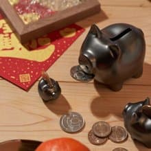 GOLDENPIG | 招財金豬 叄 霧鎳黑