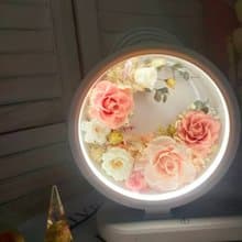Lingling's Studio 花好月圓觸控式永生花檯燈