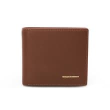 【金安德森】Moore 左右翻單窗式短夾-栗葉棕