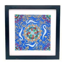 敦煌飛天沙畫中國風客廳掛畫diy喬遷禮物手工材料包非遺文化體驗