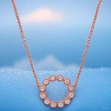 【美鑽銀飾】 鋯石925純銀玫瑰金手鍊 | 生日 紀念日 心意首選