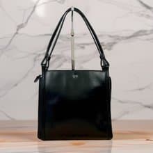 絕版古董包 Loewe 黑色銀標側背包 單肩包 托特包 中古包 二手包
