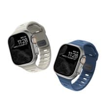 【美國NOMAD】Apple Watch專用運動風FKM橡膠錶帶-49/46/45/44mm