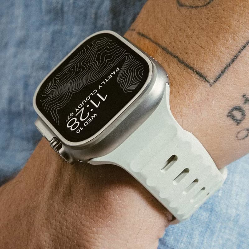 【美國NOMAD】Apple Watch專用運動風FKM橡膠錶帶-49/46/45/44mm