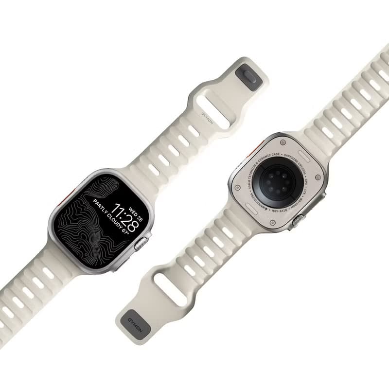 【美國NOMAD】Apple Watch專用運動風FKM橡膠錶帶-49/46/45/44mm