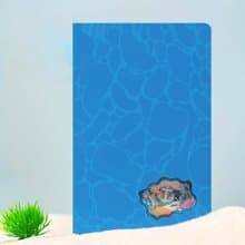 雕刻海洋世界繪圖手帳本創意簡約文藝精緻日記本畢業禮物記