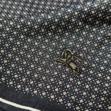 Burberry Vintage Handkerchief Diamond Pattern Black 20x 20 inches