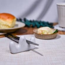 大理石山形筷架