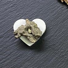 小小能量礦石擺件-可愛精品小黃銅礦原礦//財運//水晶//聚財