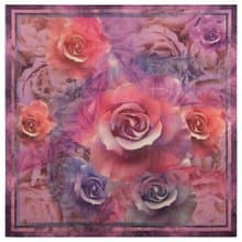 Original Pavlovo Posad Russian Shawl 100% Wool Woolen Scarf 115x115 cm 10194-8