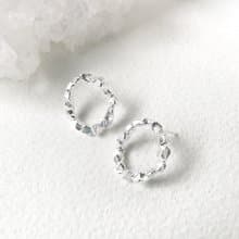 碎石環耳環 Fragment Wreath Earring 925純銀