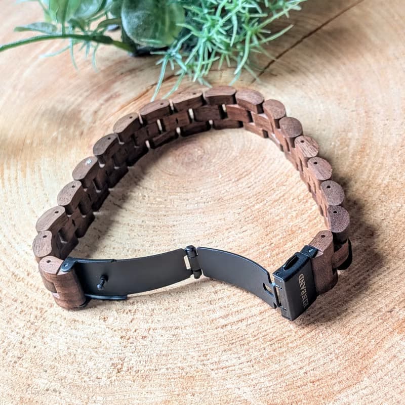【木製ブレスレット】EINBAND Wood Bracelet 天然木ブレスレット クルミ