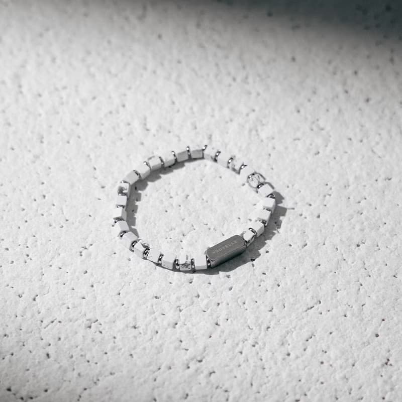 【NOUVELLE】Cube | 白松石手鏈 水晶 水晶手鏈 開運 手鍊 招財