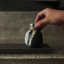 墨藍 茶席 茶倉 茶罐 2 | 陶器皿