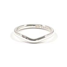 【日本直送 中古美品】10号 ティファニー TIFFANY&Co. リング・指輪 カーブド バンドリング エルサペレッティ シルバー925