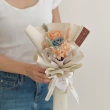 【永生玫瑰花花束】• 情人節/永生玫瑰花/永生玫瑰花花束/玫瑰花