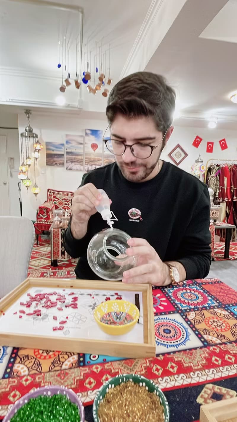 送禮首選-土耳其老師圖佳手工製作-土耳其馬賽克宮燈限定款
