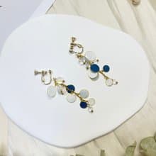 放滿冰塊的蘇打汽水/手工耳環/無痛耳夾/樹脂耳環/禮物