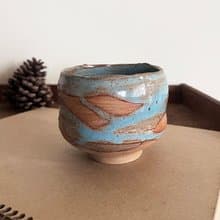 冷藍 茶碗 陶碗 零三 | 陶器皿