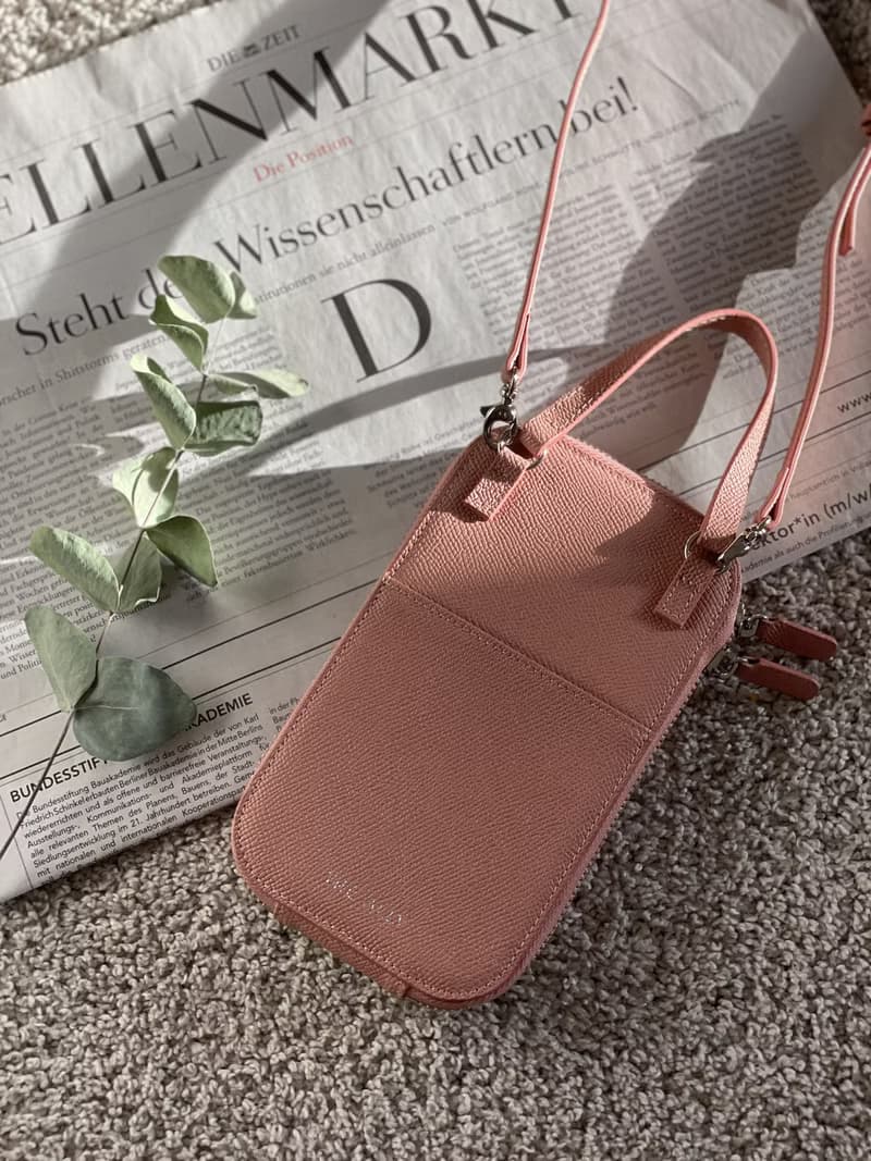 韓國 The Ally | LISHA BAG | 粉紅色 | 側背包 斜孭袋