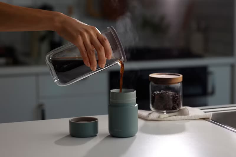 日本Marna陶瓷雙層保溫保冷杯200ml - 黑色