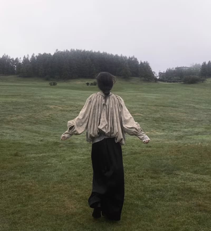 新中式復古 做舊暈染燈芯絨短上衣套裝