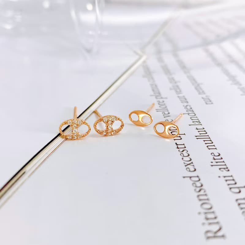 14K | 熠熠豬鼻子_耳環