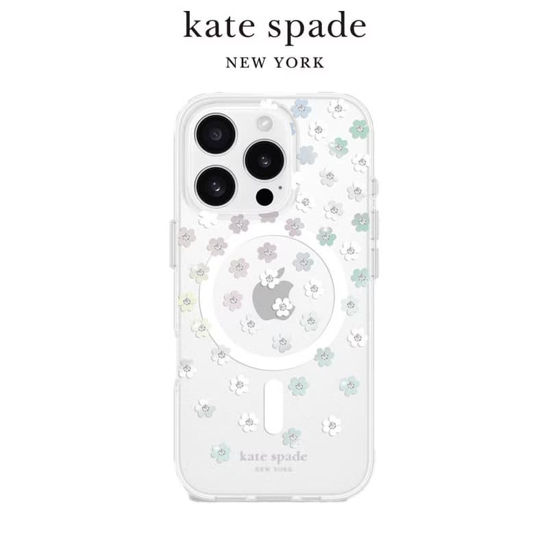 送贈品【kate spade】 iPhone 16系列 磁吸精品防摔手機殼 幻彩小