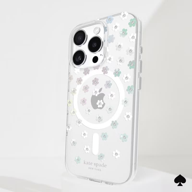 送贈品【kate spade】 iPhone 16系列 磁吸精品防摔手機殼 幻彩小