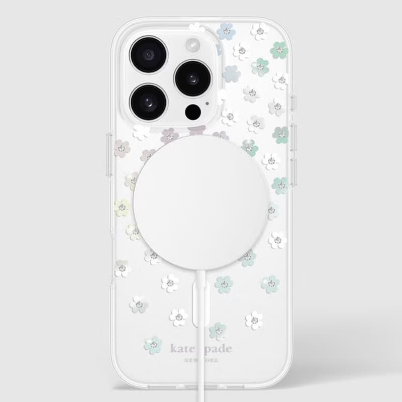 送贈品【kate spade】 iPhone 16系列 磁吸精品防摔手機殼 幻彩小