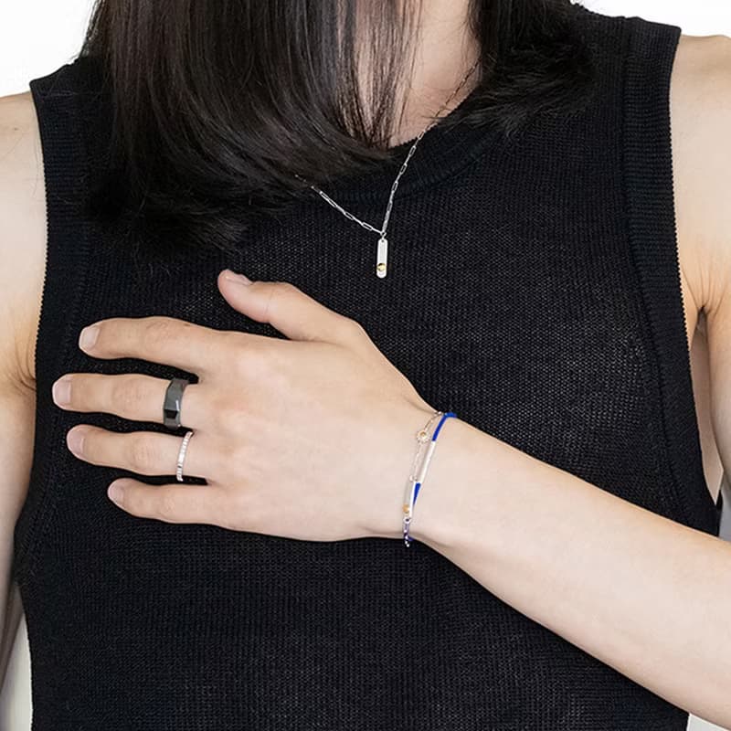 LA LIGNE BLACK CERAMIC 4 FACED CUTTING RING