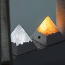 半糖金字塔 礦石夜燈 床頭燈 充電小台燈 手工製
