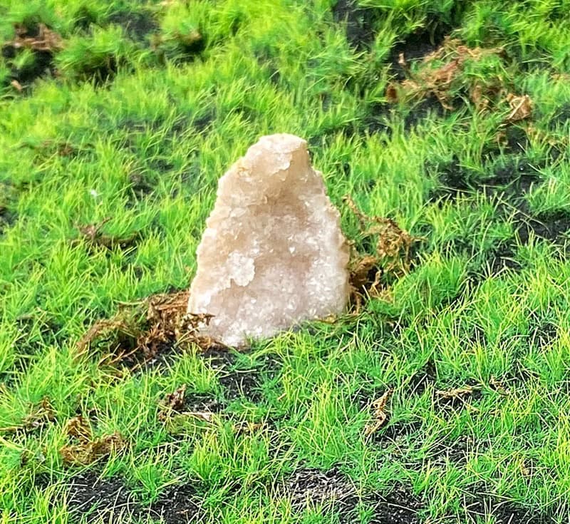 天然原礦可愛晶瑩剔透瑪瑙白水晶片 消磁淨化 療癒 開運 快速出貨