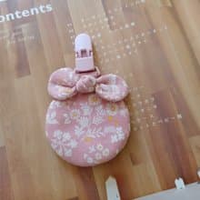 【11/14後出貨】小花  扭結圓型平安符袋 彌月禮物 蝴蝶結 平安