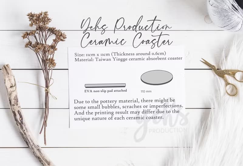 入厝禮物Farm Sweet Farm | 美式農莊鄉村風杯墊 | 木紋麻布