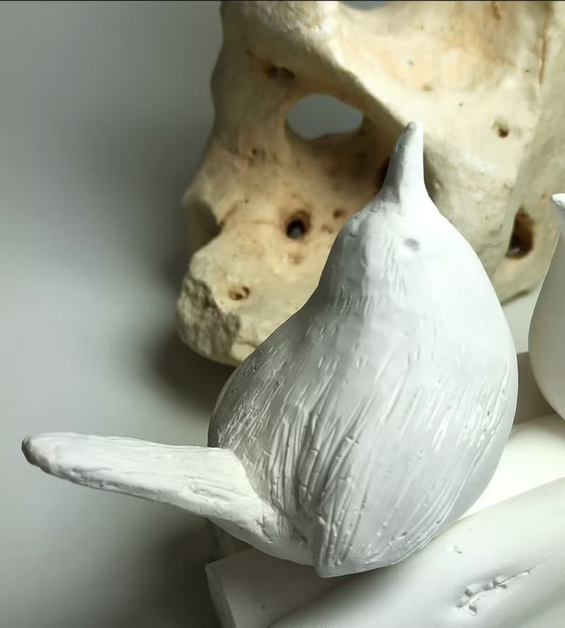 情人節禮物/麻雀擴香石-交換禮物 聖誕禮物 療癒.小鳥