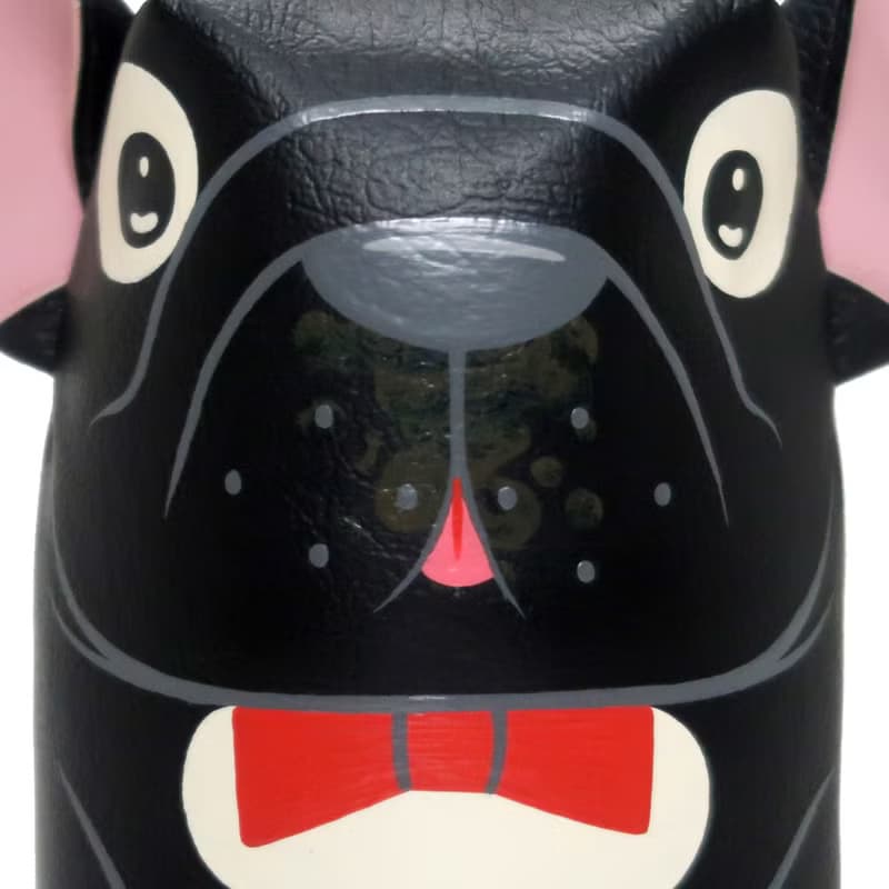 【雙11折扣】Black French Bulldog pencil pouch bag,make up case.Bag for every day esse