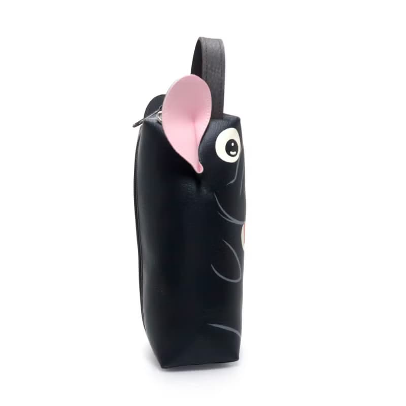【雙11折扣】Black French Bulldog pencil pouch bag,make up case.Bag for every day esse